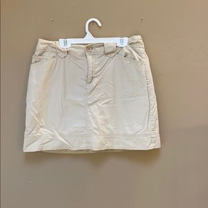 Beige skirt